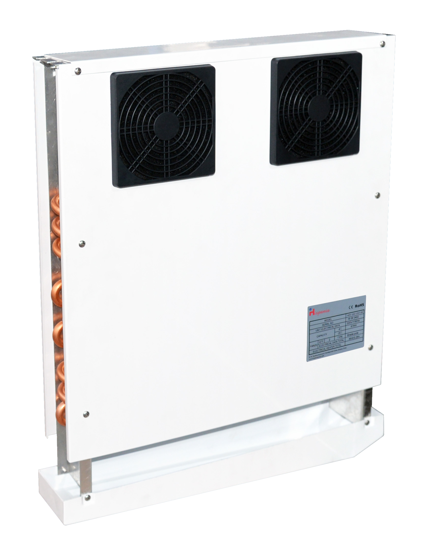 EVAP. MOSTRADOR 2FORZ. D120 640W MEDIA TEMP (1/3HP) Con Resistencia